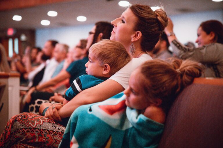 children at a show